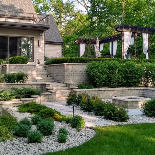 Full outdoor landscaping service for Southeast Wisconsin